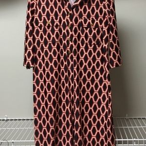 Geometric print dress
